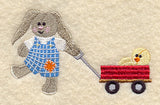 Bunny with Wagon