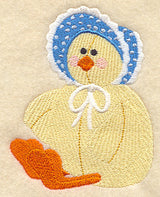 Chick in Bonnet