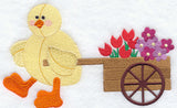Chick and Flower Wagon