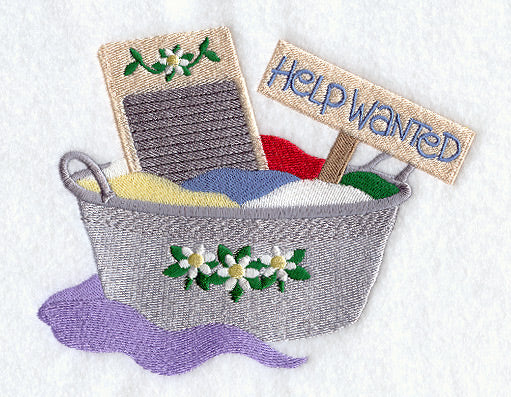 Laundry Basket - Help Wanted