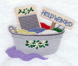 Laundry Basket - Help Wanted