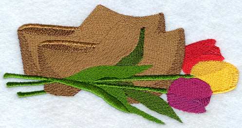 Wooden Shoes and Tulips