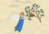 Gardening Angel and Bird
