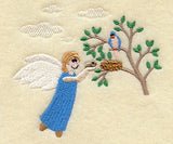 Gardening Angel and Bird
