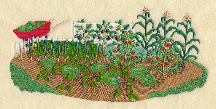 Vegetable Garden Scene
