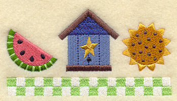 Checkered Country Pocket Topper