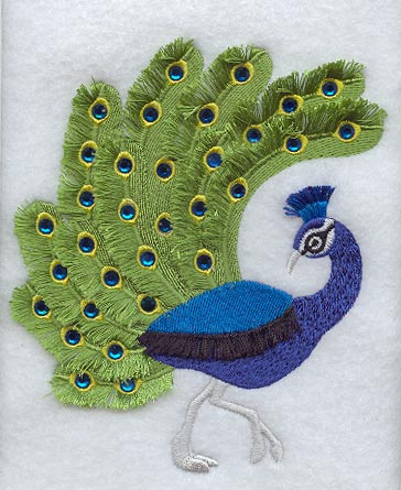Peacock Pride (Fringe, Crystals)