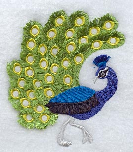 Peacock Pride (Fringe, Crystals)