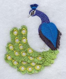 Peacock Pride (Fringe, Crystals)