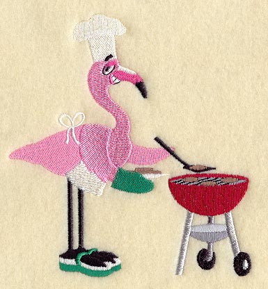 Grilling Flamingo Floyd