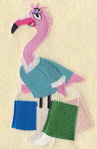 Shopping Flamingo Flossie