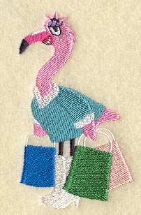 Shopping Flamingo Flossie
