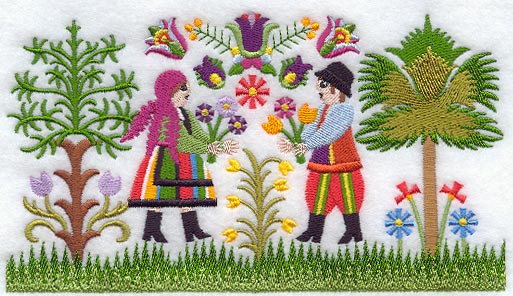 Summer Pastoral Scene