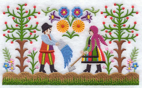 Spring Pastoral Scene