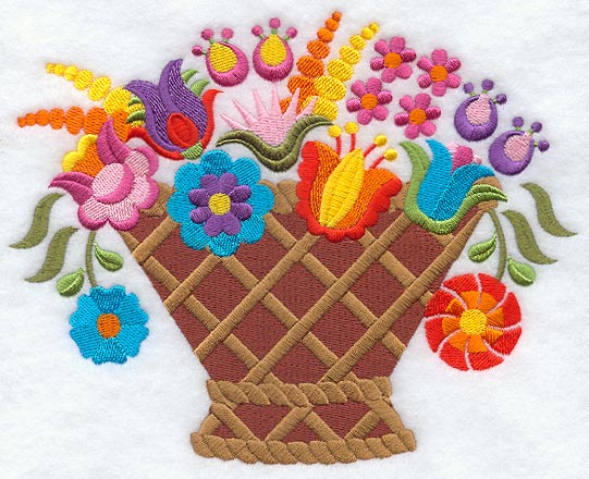 Hungarian Flower Basket