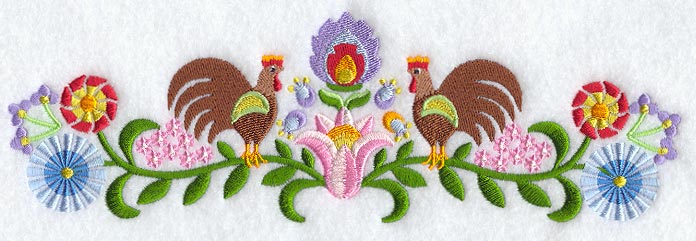 Hungarian Rooster Flower Spray