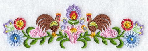 Hungarian Rooster Flower Spray