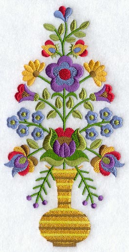 Hungarian Flowers in Vase