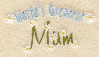 World's Greatest Mum Pocket Top - Lg