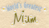 World's Greatest Mum Pocket Top - Lg