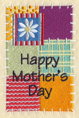 Happy Mother's Day Patchwork