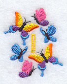 Butterflies Buttonhole - 1/2 Inch