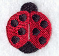 Ladybug Buttonhole - 1/2 Inch
