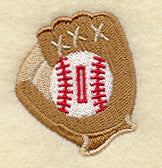 Baseball Mitt Buttonhole - 1/2 Inch
