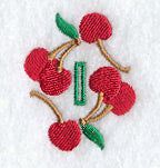 Cherries Buttonhole - 1/2 Inch