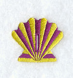 Shell Buttonhole - 1/2 Inch