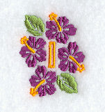 Hibiscus Buttonhole - 1/2 Inch