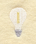 Light Bulb Buttonhole - 1/2 Inch