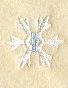Snowflake Buttonhole - 1/2 Inch