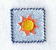 Patchwork Sun Square (Miniature)