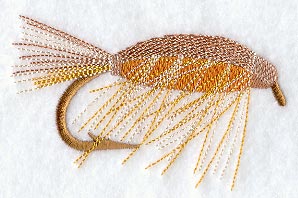 Tied Down Caddis Fishing Fly