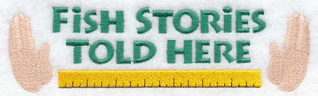 Fish Stories Told Here Fishing Ruler