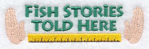 Fish Stories Told Here Fishing Ruler