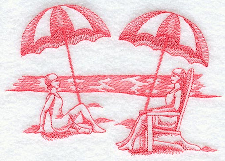 Seaside Chat (Toile)