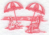Seaside Chat (Toile)