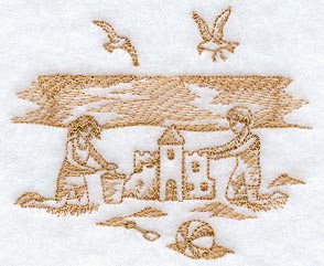 Castles in the Sand (Toile)