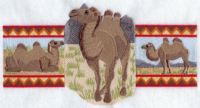 Bactrian Camel Trio
