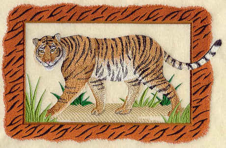 Bengal Tiger and Frame