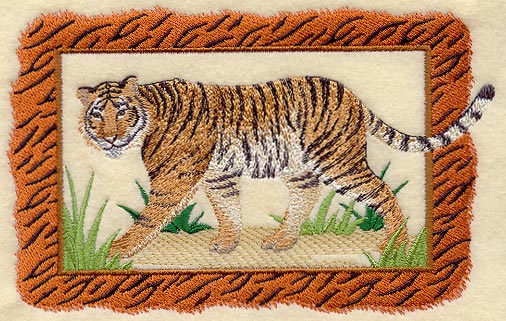 Bengal Tiger and Frame