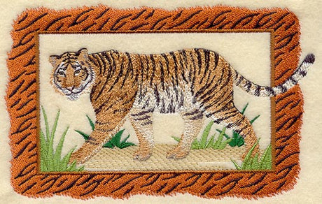 Bengal Tiger and Frame