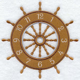 Ship's Wheel Clock