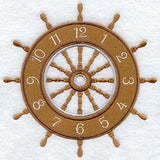 Ship's Wheel Clock