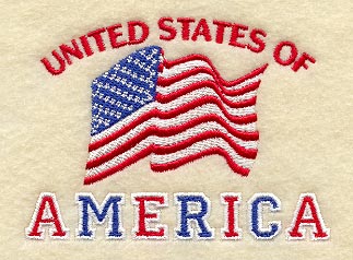 United States of America and Flag