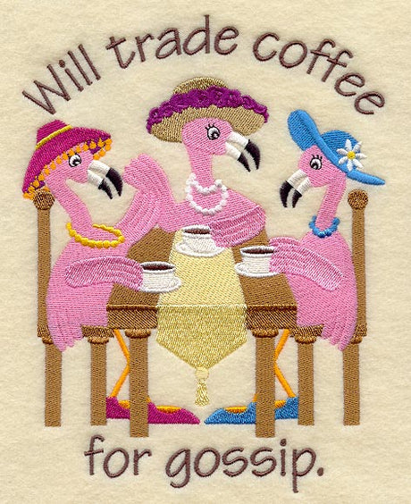 Gossiping Flamingos - Coffee