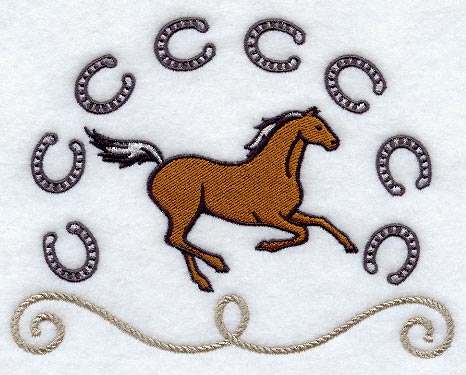 Horse and Horseshoe - Left