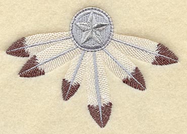 Feathers and Star - Left